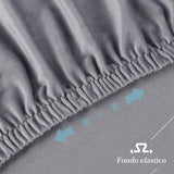 TAOCOCO Bed Headboard Covers, King Size Headboard Covers,Velvet All-inclusive Elastic Headboard Protection Cover for King/Double Bed,Grey Headboard Cover 150-170cm(Light Grey) TAOCOCO