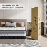 Vesgantti 5FT King Size Mattress, 11 Inch Pocket Sprung Mattress King Size with Breathable Foam and Individually Pocket Spring - Medium, Luxury Box Top Collection Vesgantti