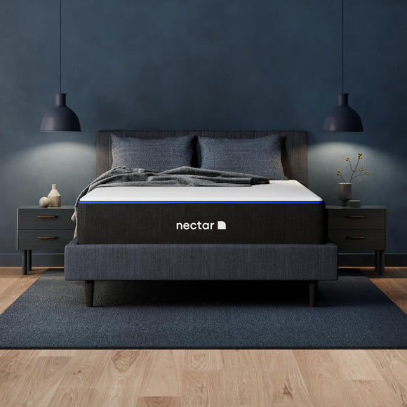 Nectar King Mattress 25 cm - Medium-Firm Memory Foam - Quilted Cooling Cover - 365 Night Trial - Forever Warranty, White Nectar