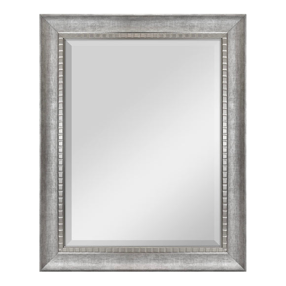 MCS 18x24 Inch Sloped Mirror, 23.5x29.5 Inch Overall Size, Silver (20563) MCS