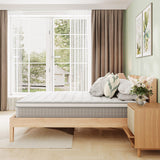 Vesgantti 4FT6 Double Mattress, 9.6 Inch Pocket Sprung Mattress Double with Breathable Foam and Individually Wrapped Spring - Medium Firm Feel, Modern Box Top Collection Vesgantti
