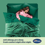 Silentnight Anti-Allergy Pillows 2 Pack – Soft Medium Support Anti Bacterial, Bed Hotel Pillows for Back, Stomach and Side Sleepers, White Silentnight
