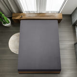 Utopia Bedding Fitted Sheet Double, Grey - Deep Pocket 14 inch (35 cm) - Easy Care - Soft Brushed Microfibre Fabric - Shrinkage and Fade Resistant - Bottom Sheet Utopia Bedding