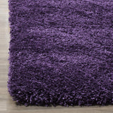 Safavieh Shaggy Rug for Living Room, Dining Room, Bedroom - Milan Shag Collection, High Pile, in Purple, 183 X 274 cm Safavieh