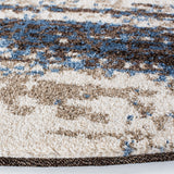 Safavieh Retro Collection RET2138-1165 Modern Abstract Cream and Blue Area Rug (6' x 9') Safavieh