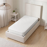 Starlight Beds Single Memory Foam Mattress with springs. 7 Inch Deep Budget Mattress. Soft Mattress. White, 3ft x 6ft3 (90cm x 190cm x 19cm) (1102) Starlight Beds