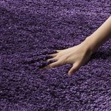 Safavieh Shaggy Rug for Living Room, Dining Room, Bedroom - Milan Shag Collection, High Pile, in Purple, 183 X 274 cm Safavieh