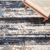 Safavieh Retro Collection RET2138-1165 Modern Abstract Cream and Blue Area Rug (6' x 9') Safavieh