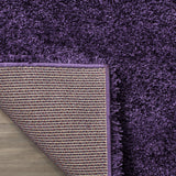 Safavieh Shaggy Rug for Living Room, Dining Room, Bedroom - Milan Shag Collection, High Pile, in Purple, 183 X 274 cm Safavieh