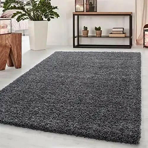 Abaseen Shaggy Modern Rug in 12 Different Colours - We Love Our Beds